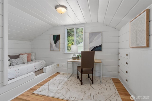 8155 28th Ave SW, Seattle, WA 98126 - office featuring wood finished floors and lofted ceiling