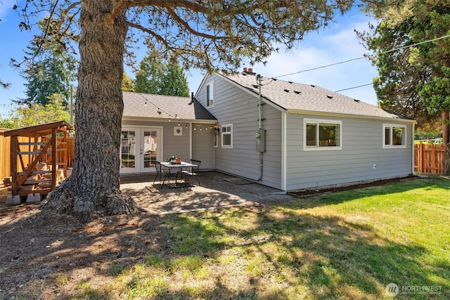 8155 28th Ave SW, Seattle, WA 98126 - back of house featuring french doors and a patio