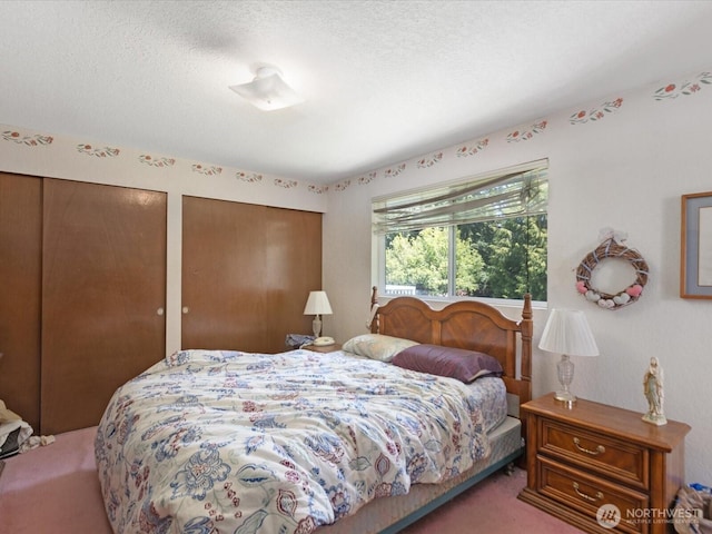 17417 29th Dr SE, Bothell, WA 98012 - carpeted bedroom with multiple closets and a textured ceiling