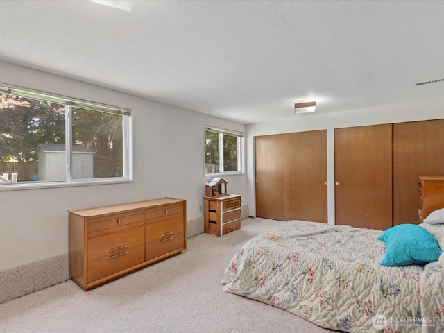 17417 29th Dr SE, Bothell, WA 98012 - bedroom with multiple windows, two closets, and light colored carpet