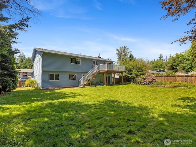 17417 29th Dr SE, Bothell, WA 98012 - back of property with stairs and a deck