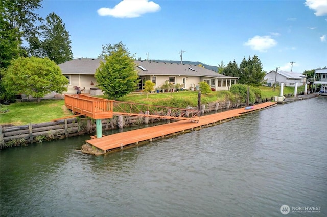 45 N Welcome Slough Rd, Cathlamet, WA 98612 - dock featuring a water view