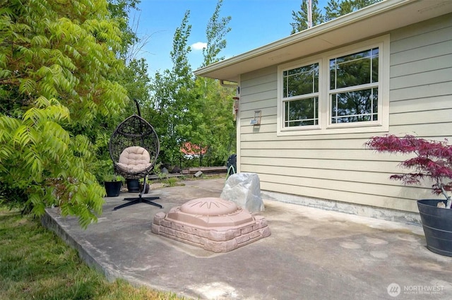 45 N Welcome Slough Rd, Cathlamet, WA 98612 - view of patio