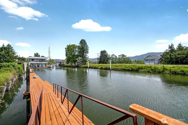 45 N Welcome Slough Rd, Cathlamet, WA 98612 - dock with a water view