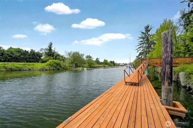 45 N Welcome Slough Rd, Cathlamet, WA 98612 - dock area featuring a water view