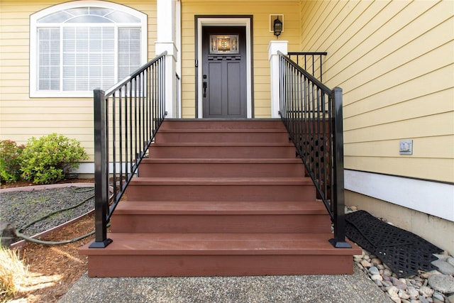 view of entrance to property