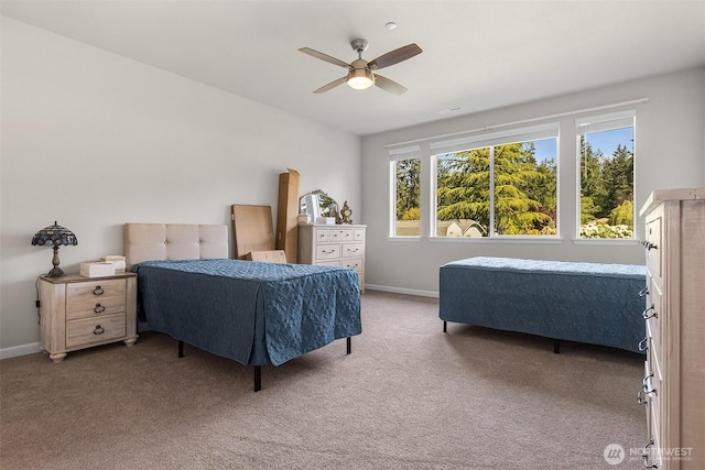 1803 135th Street Ct S, Tacoma, WA 98444 - carpeted bedroom with baseboards and ceiling fan