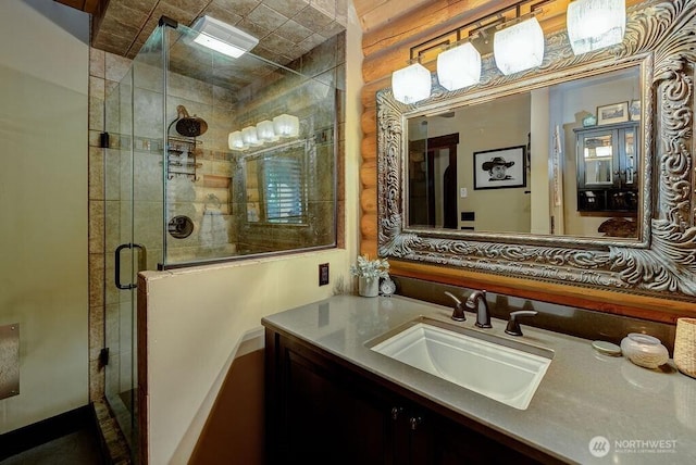 20 Skull Springs Rd, Cle Elum, WA 98922 - bathroom with a shower stall and vanity