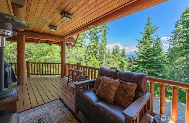 20 Skull Springs Rd, Cle Elum, WA 98922 - view of wooden terrace