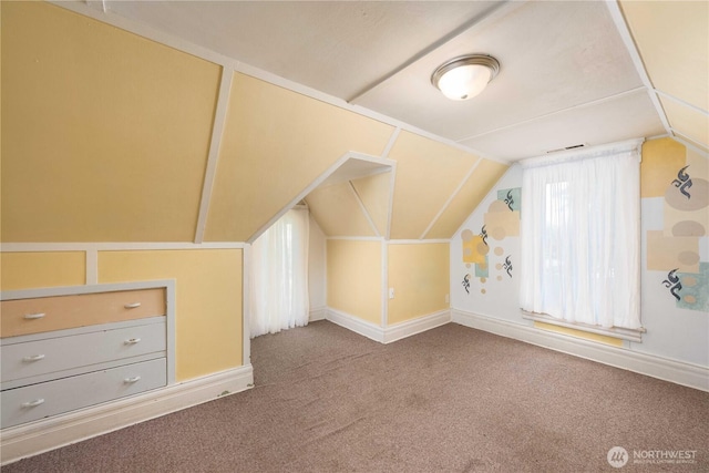 766 120th St S Unit A & B, Tacoma, WA 98444 - additional living space with carpet, lofted ceiling, and baseboards