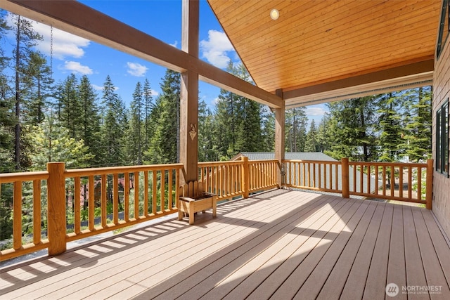2677 Sumac Ln, Leavenworth, WA 98826 - view of wooden deck