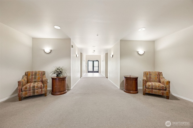 430 SW 156th St Unit 204, Burien, WA 98166 - sitting room with carpet floors and baseboards
