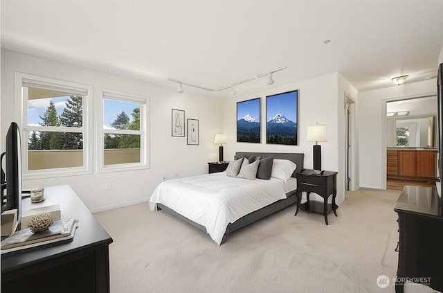 430 SW 156th St Unit 204, Burien, WA 98166 - bedroom with track lighting and light carpet