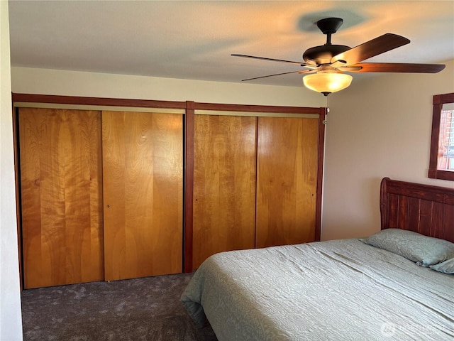54 Jaquish Rd, Omak, WA 98841 - bedroom with carpet flooring and a ceiling fan