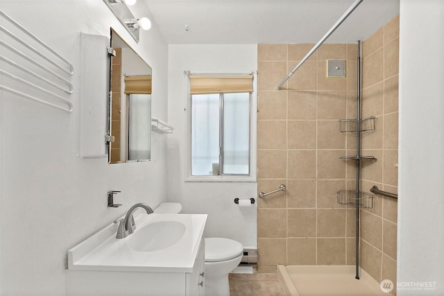 1811 S Sprague Ave, Tacoma, WA 98405 - full bath with toilet, a stall shower, and vanity