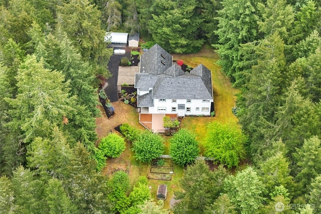 13212 Wicks End Ln SW, Port Orchard, WA 98367 - aerial view of property and surrounding area featuring a heavily wooded area