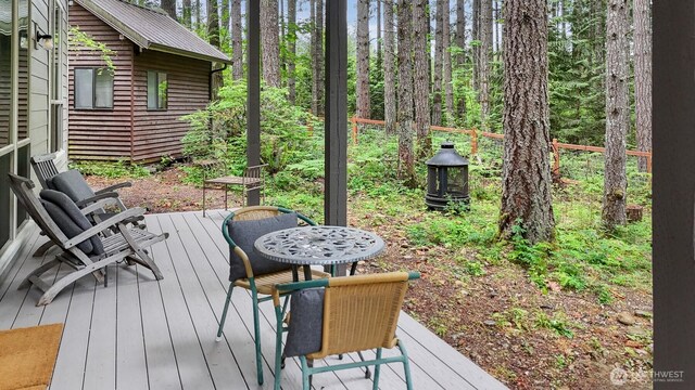 22717 Briarwood Ct SE, Yelm, WA 98597 - deck with fence