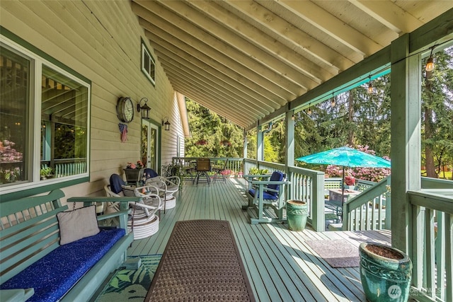 27428 97th Ave SW, Vashon, WA 98070 - deck with outdoor dining area