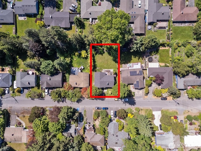 10051 45th Ave NE, Seattle, WA 98125 - view of property location with nearby suburban area and property parcel outlined