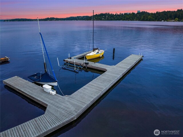 8902 N Mercer Way, Mercer Island, WA 98040 - dock with a water view