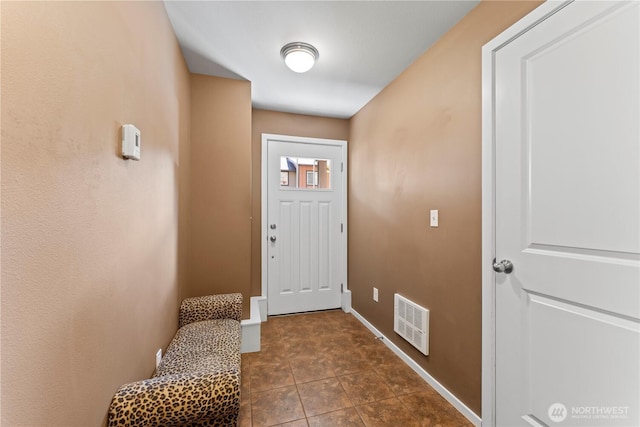 16404 1st Dr SE, Bothell, WA 98012 - doorway to outside with baseboards and dark tile patterned floors