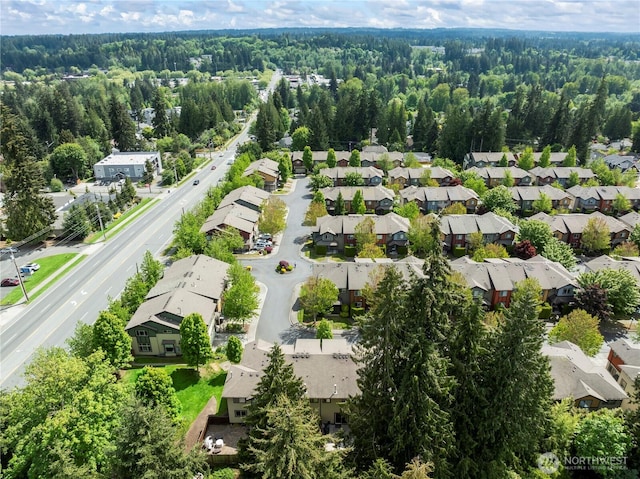 16404 1st Dr SE, Bothell, WA 98012 - aerial view of residential area featuring a forest