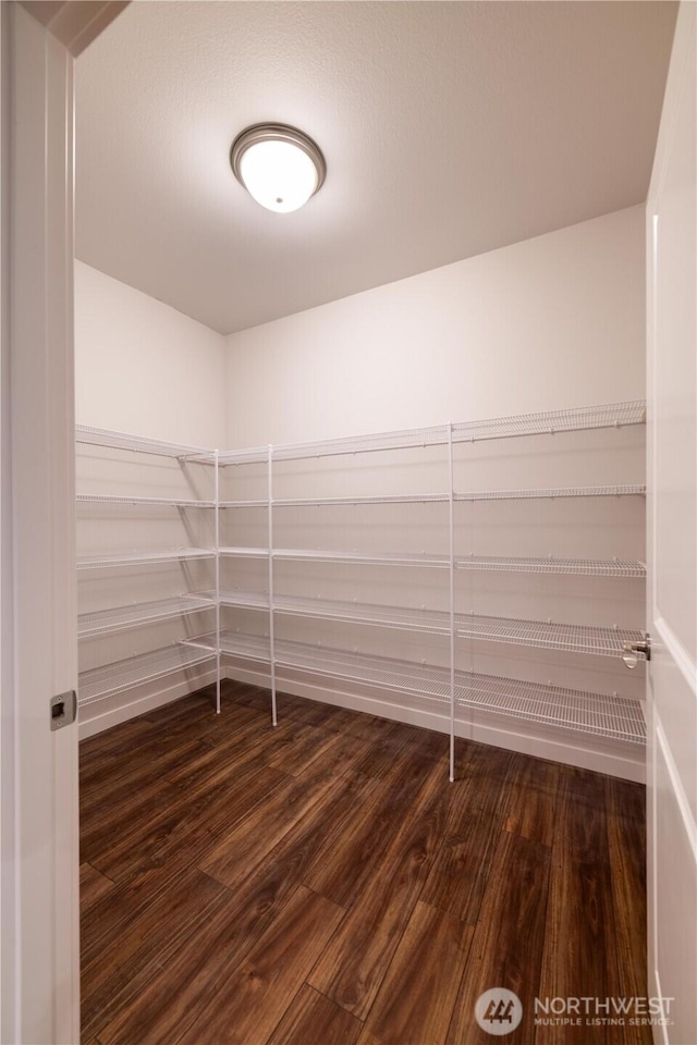 8570 Trillium Ln, Concrete, WA 98237 - walk in closet with dark wood-type flooring