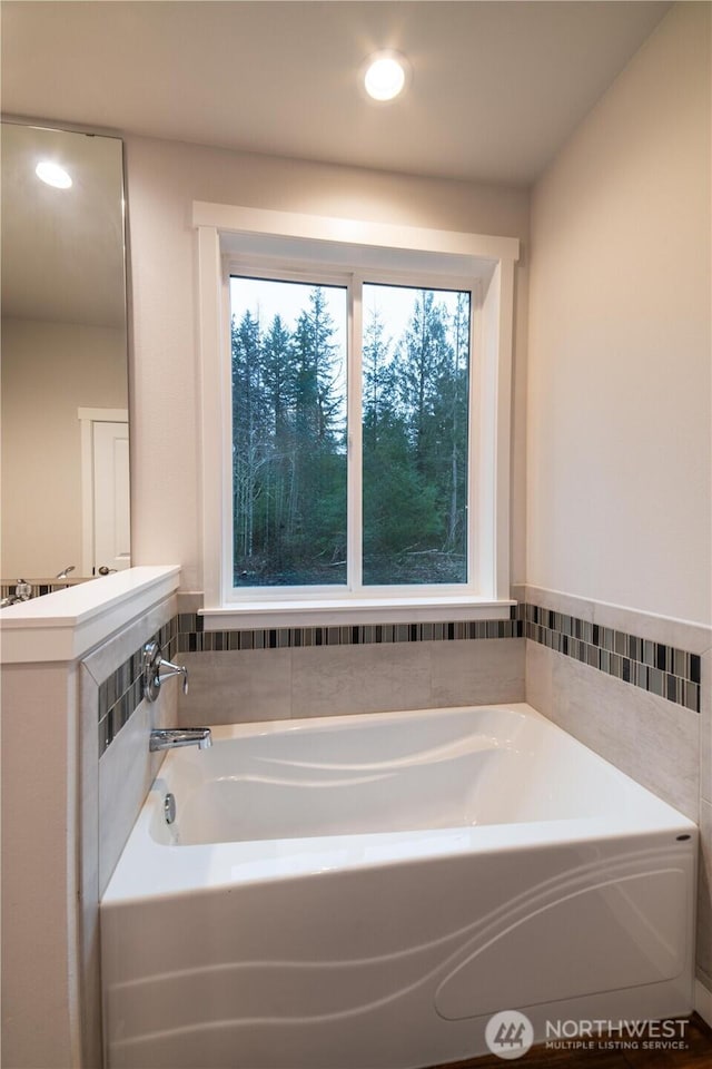 8570 Trillium Ln, Concrete, WA 98237 - bathroom with a bath and recessed lighting