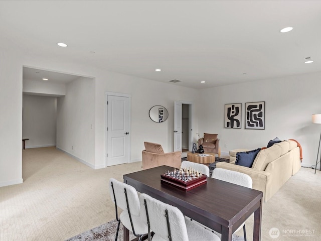 667 17th Ave NW, Issaquah, WA 98027 - living room with light colored carpet, recessed lighting, and baseboards