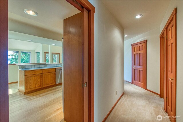 55 Langell Ln, Orcas Island, WA 98245 - hallway featuring recessed lighting and baseboards
