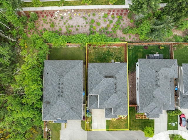 20006 149th St E, Bonney Lake, WA 98391 - aerial view of property and surrounding area featuring property boundaries highlighted