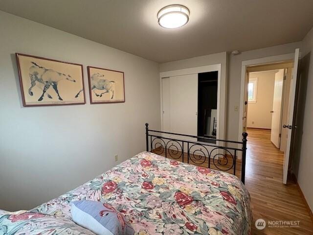 10644 19th Ave SW, Seattle, WA 98146 - bedroom featuring wood finished floors and a closet