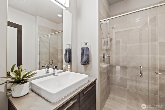 24821 237th Ln SE, Maple Valley, WA 98038 - full bath with vanity and a stall shower