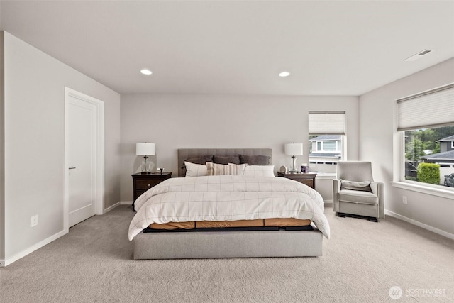 24821 237th Ln SE, Maple Valley, WA 98038 - bedroom featuring carpet, baseboards, and recessed lighting