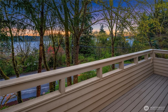 5310 W Mercer Way, Mercer Island, WA 98040 - view of wooden terrace