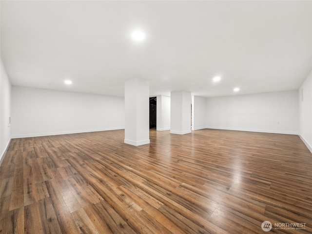 35603 Military Rd S, Auburn, WA 98001 - finished basement featuring recessed lighting and wood finished floors