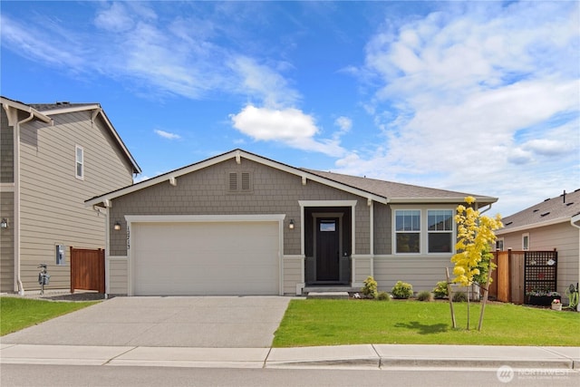 12713 176th Ave E, Bonney Lake, WA 98391 - ranch-style home featuring concrete driveway and an attached garage