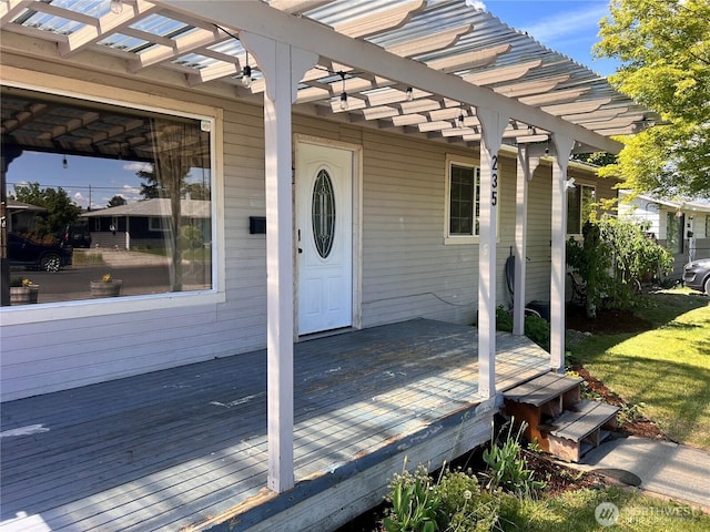 235 Ivy St NE, Ephrata, WA 98823 - view of deck