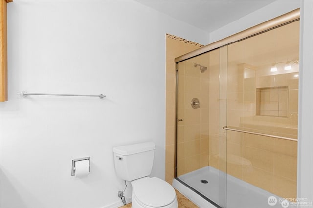 12840 SE 40th Ct Unit B2, Bellevue, WA 98006 - bathroom featuring toilet and a stall shower
