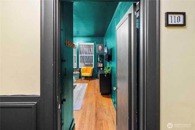 905 NE 43rd Ave Unit 110, Seattle, WA 98105 - corridor with wood finished floors