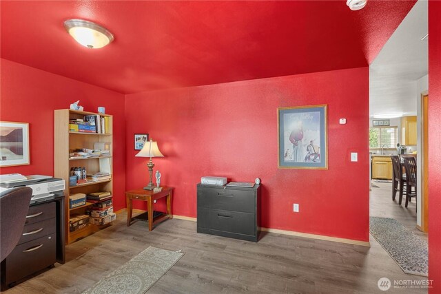 336 Spring Cir SW, Mattawa, WA 99349 - office with wood finished floors and baseboards