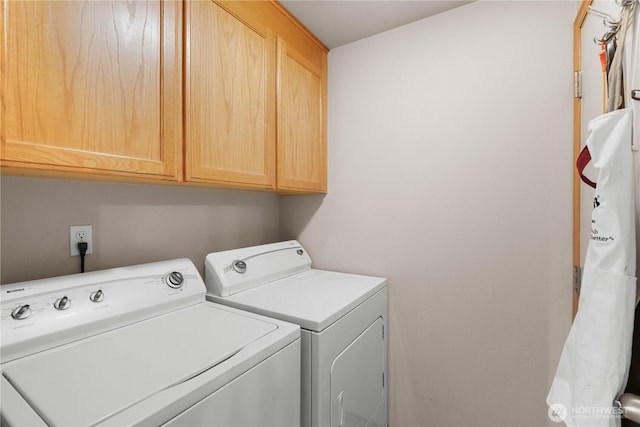 336 Spring Cir SW, Mattawa, WA 99349 - washroom with washing machine and dryer and cabinet space