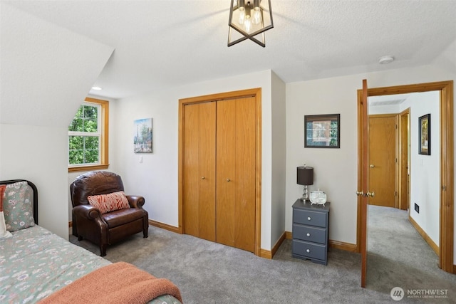 15513 NE Beebe Rd, Battle Ground, WA 98604 - bedroom with carpet floors, a closet, and baseboards