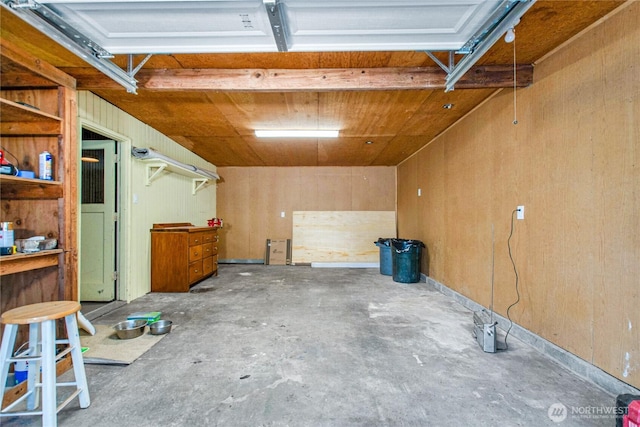 5015 15th Ave SE, Lacey, WA 98503 - garage with wood walls