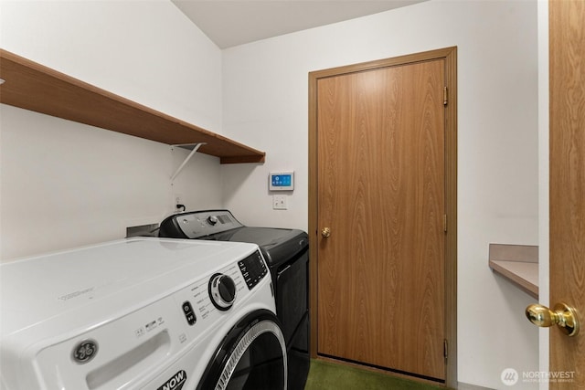 13008 65th Avenue Ct SW, Lakewood, WA 98499 - laundry area featuring independent washer and dryer