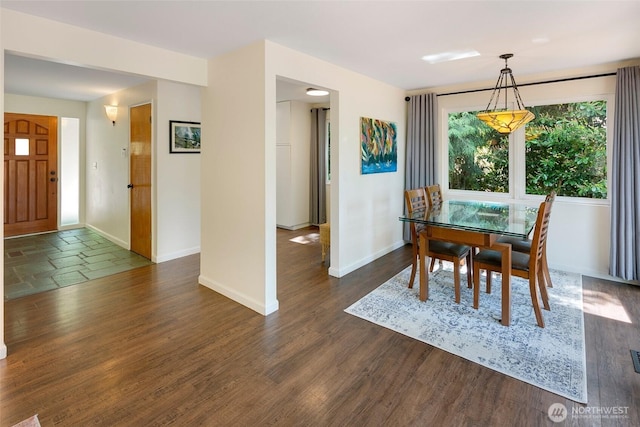 13235 68th Pl NE, Kirkland, WA 98034 - dining room with baseboards and dark wood-style floors
