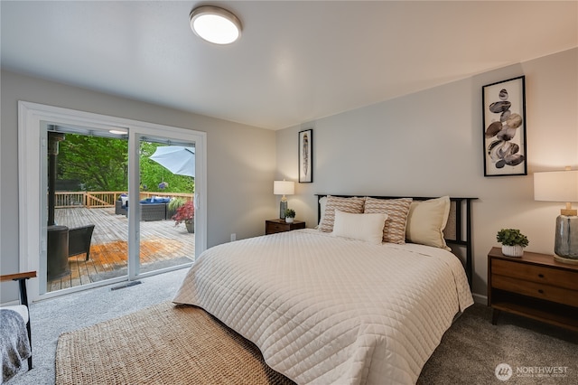 5915 148th Pl SW, Edmonds, WA 98026 - carpeted bedroom featuring access to outside and baseboards