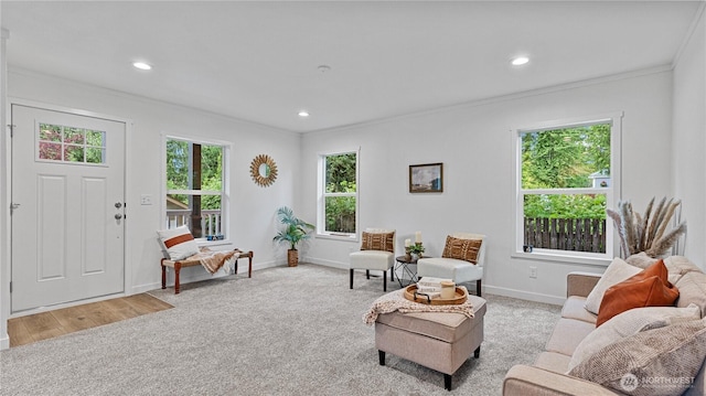 41512 Larson Dr, Gold Bar, WA 98251 - living area with crown molding and recessed lighting