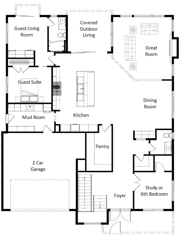 12905 SE 4th Pl, Bellevue, WA 98005 - property floor plan