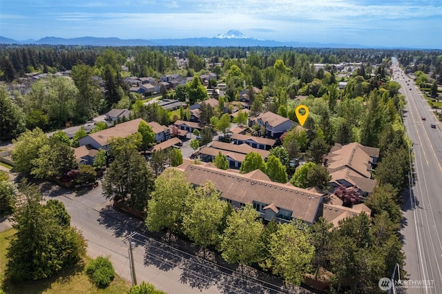 10825 SE 200th St Unit C104, Kent, WA 98031 - aerial view of residential area featuring a mountainous background